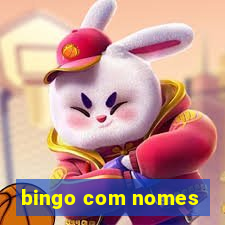 bingo com nomes